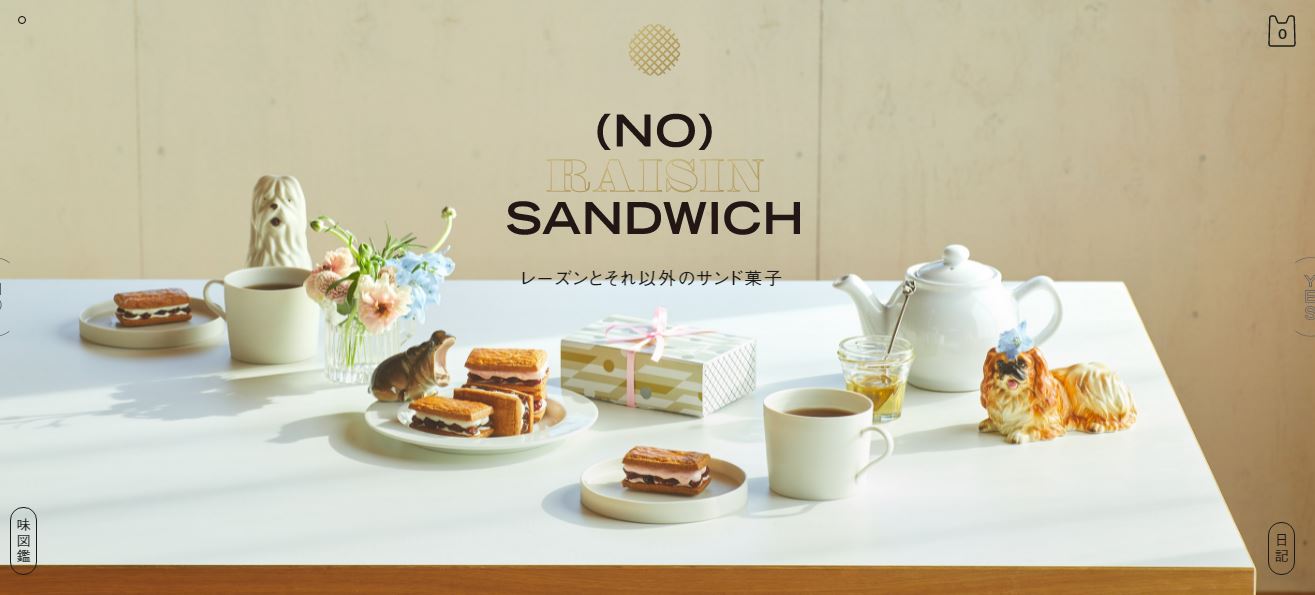 NO RASIN SANDWITCH No.018 今日の一押しサイト|ナノサイズの呟き Webサイト100選